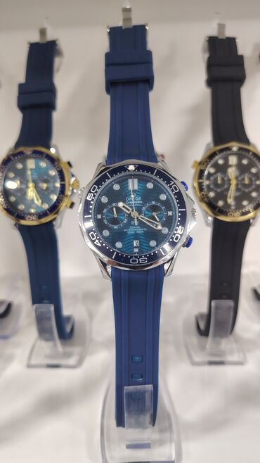 Qol saatları: Yeni, Qol saatı, Omega, rəng - Qara — 4