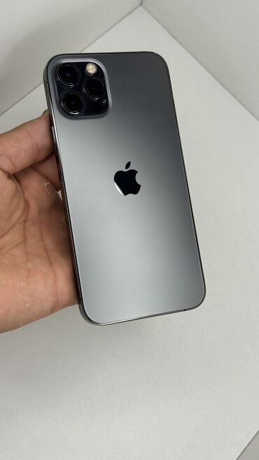 Apple iPhone: IPhone 12 Pro, Б/у, 256 ГБ, Graphite, Защитное стекло, Чехол, 88 %