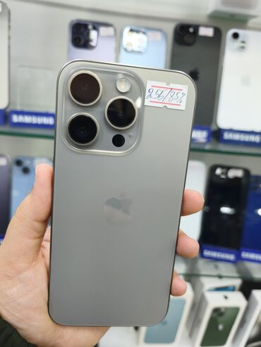 Apple iPhone: IPhone 15 Pro, 256 GB, Natural Titanium, Face ID — 1