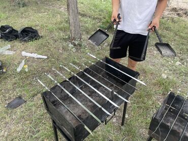 оригинальный подарок мужчине на день рождения: Мангал арендага берилет ✅ Кунуно 350 сом✅ Самовывоз 9-10 шампур