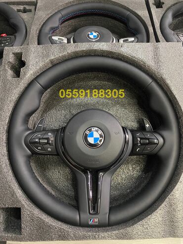 Bmw M rul M sükan
Qara parlaq və gümüşü