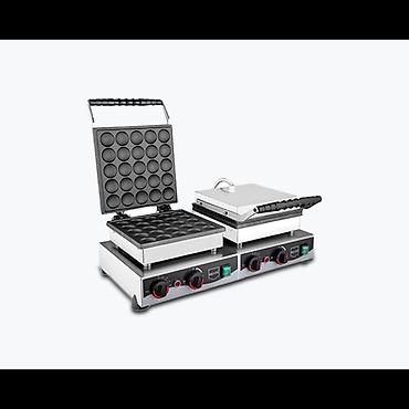 Remta Peşəkar Bubble Waffle Aparatı 4000W – Teflon Örtüklü İkili Model — 1