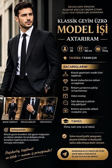 berber isi: Model, Kişi, 30 yaş — 1