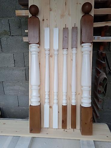 Деревянные лестницы: Деревянная лестница Для дома, Бесплатный замер, Вид дерева: Сосна, Форма лестницы: Много-маршевая, Стиль: Классический — 8