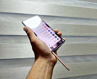 самсунг note 20: Samsung Galaxy Note 20, Б/у, 256 ГБ, цвет - Черный, 1 SIM, 2 SIM — 10