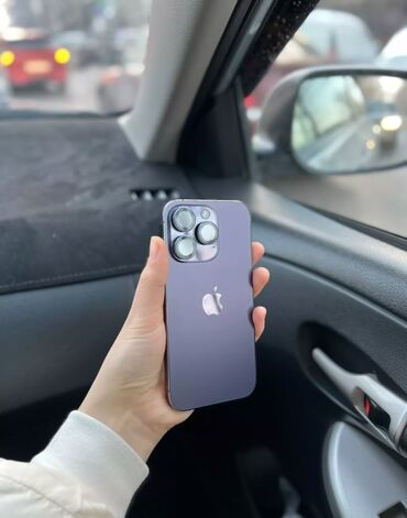 айфон чехол: IPhone 14 Pro, Б/у, 256 ГБ, Deep Purple, Чехол, Коробка