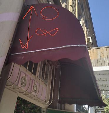 Ev və bağ: Bordo rəngli vitrin/tampon örtüyü (tent) - Forma: yarımdairəvi-kubba — 1