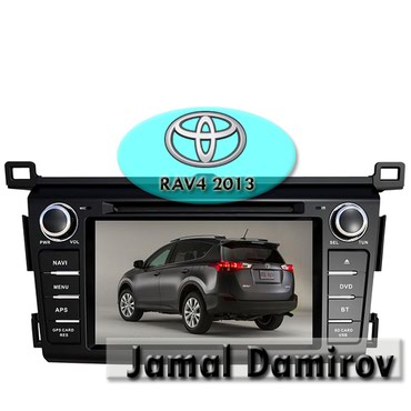 proyektor pərdə: Toyota Rav4 2013 üçün DVD-monitor. DVD-монитор для Toyota Rav4 2013