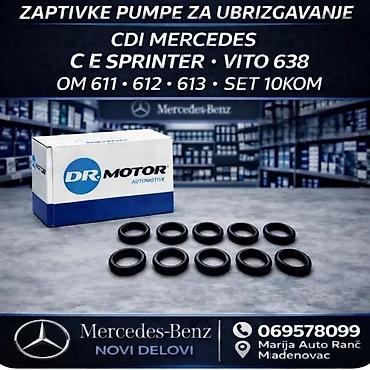 Delovi motora: GUMICE BOS PUMPE MERCEDES A C E KLASA ML SPRINTER VITO SET | gumice — 3