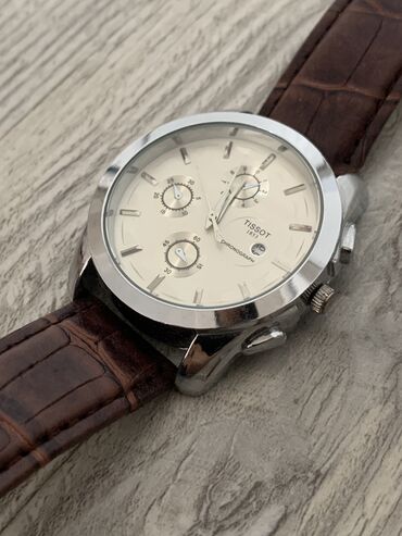 женские золотые часы: Классические часы часы, Tissot, Водонепроницаемые, Мужские, Б/у