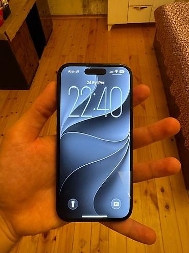 Apple iPhone: IPhone 15, 128 GB, Qara, Face ID — 12