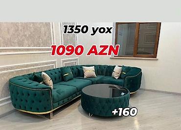 divan ustu: Yeni, Künc divan, Qonaq otağı üçün, Açılmayan, Azərbaycan — 1
