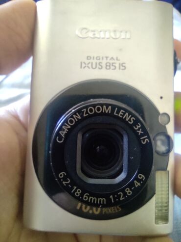 Fotokameralar: Model: Canon IXUS 85 IS 10.0 mega pixels 12x zoom 3x optical zoom şarj