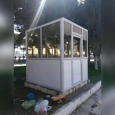 Budkalar, köşklər: Kabinlər. Plastikdən hazırlanmış kabinlər, otaqlar, arakəsmələr — 5