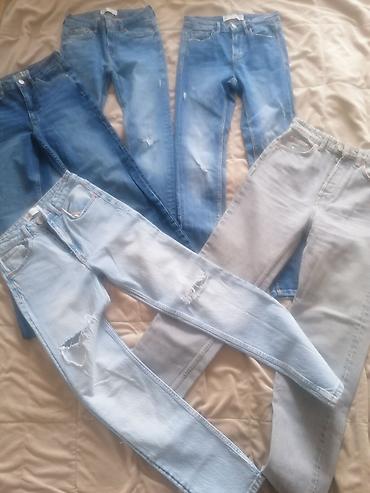 balari odela: 5 farmerki lot, 3 zara i 1 denim xxs i stradivarius xs34 al odg xxs — 2