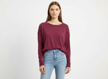 cross jeans zakręt: Women's blouse, size S