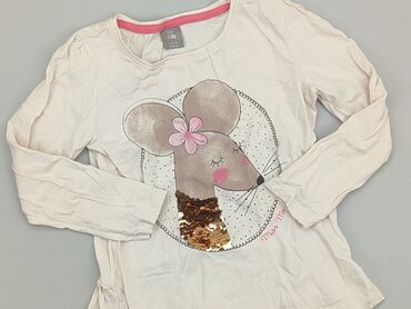 białe długie letnie sukienki: Blouse, Little kids, 5-6 years, 110-116 cm, condition - Very good