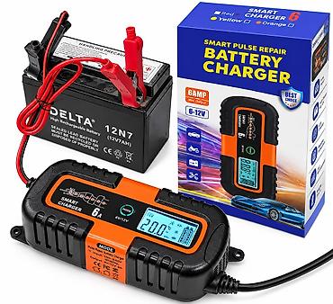 Zaryatka aparatı 🔋 Smart 6A Akumulyator Zaryad Aparatı – 6V/12V SMART lalafo.az -da Zaryatka aparatı 🔋 Smart 6A Akumulyator Zaryad Aparatı – 6V/12V SMART