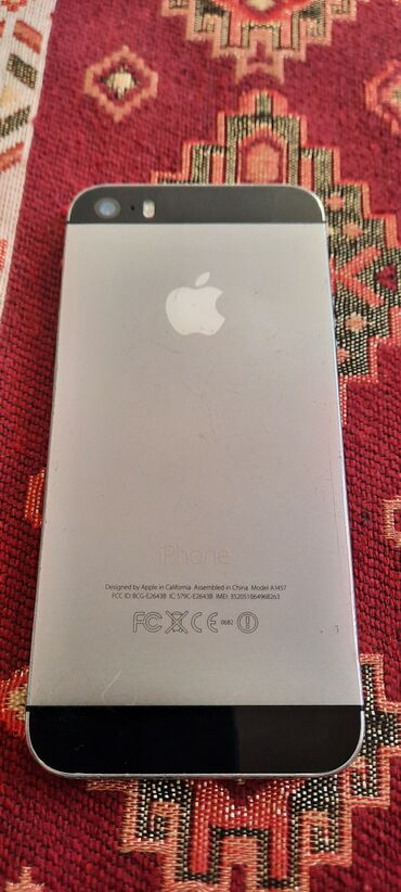 кнопочный телефон в баку: IPhone 5s, < 16 ГБ, Black Titanium, Отпечаток пальца