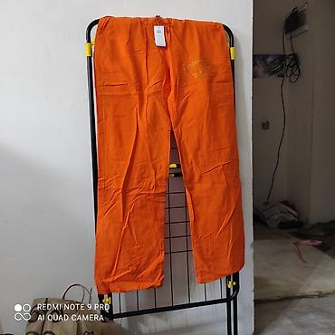 летние джинсы: Брюки Лето, Б/у, L, XL — 3