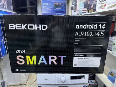 ретро телефон: Телевизор BEKO AU7100 Neo 2025 Android tv с интернетом youtube, 110 см