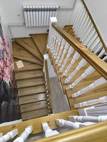 Обшивка лестниц: Лестница на заказ,,, Каражыгач, Жангак, Сосна, Фанера шпон. Баалар — 28
