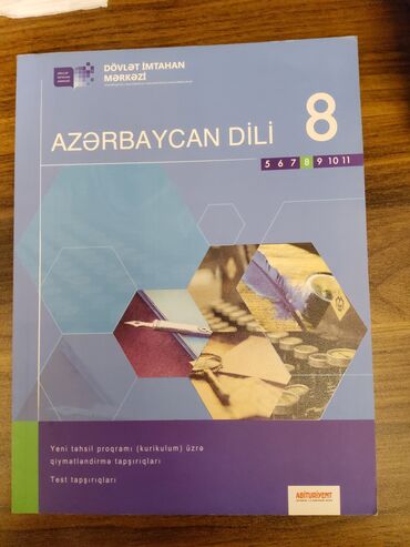 Kitablar, jurnallar, CD, DVD: Tqdk testi azərbaycan di̇li̇ üzrə i̇çi̇ boşdur