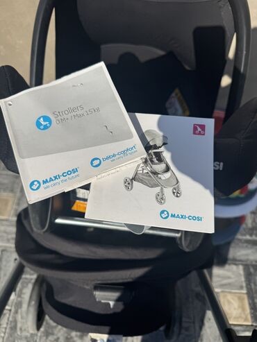 Коляски: Коляска, цвет - Черный, Б/у — 5