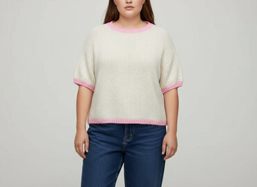 Ubrania damskie: Sweter damski, rozmiar 5XL