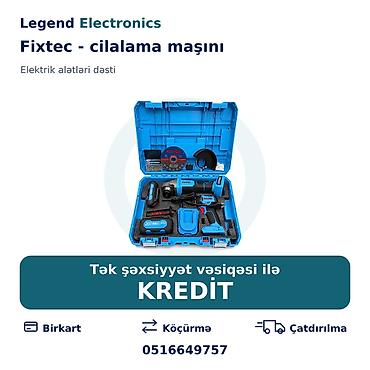 bosch perforator satilir: Elan başlığı: Elektrik alət dəsti Fixtec - cilalama maşını və — 1