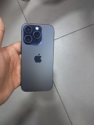 iphone sr: IPhone 15 Pro, 256 GB, Mavi, Zəmanət — 1