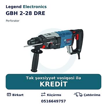 dinamometrik acar: Elan başlığı: Perforator GBH 2-28 DRE Elan mətni: Legend Electronics — 1