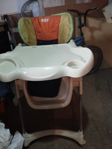 купить детский столик и стульчик: Стульчик для кормления Б/у