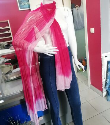 Šalovi: Svila, bоја - Roze — 2