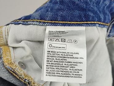 dżins tekst: H&M L.O.G.G., Szorty damskie, rozmiar S — 6
