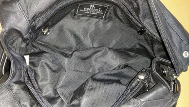 Torbe: Cellini - crna kožna torba Odlična torba od meke prirodne kože — 11