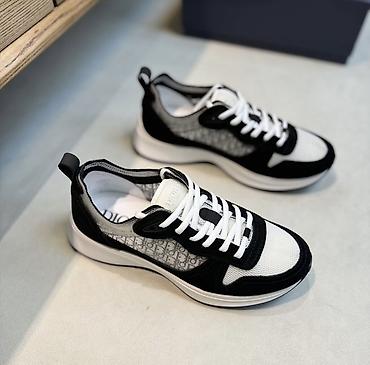 Кроссовки и спортивная обувь: Мужские кроссовки, 40, 41, 42, Dior, Новый, цвет - Черный, Бесплатная доставка — 1