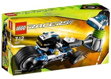 пусковой: Lego Racers (оригинал) - Коробки нет - Инструкция и все детали на