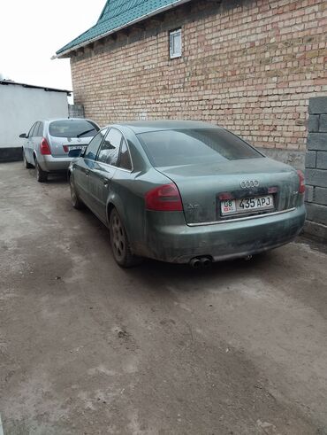 зеленая audi: Audi A6: 2001 г., 2.4 л, Механика, Бензин, Седан
