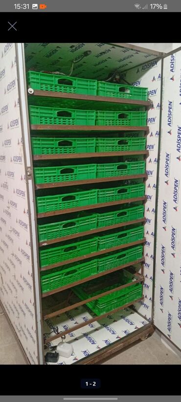 Popkorn aparatları: Sənaye tipli qurutma şkafı / dehidratator inqibator 2.300yumurta