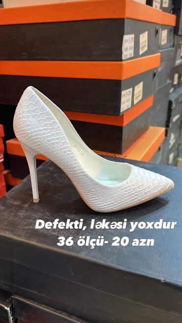 Tuflilər: Tuflilər, Ölçü: 36, rəng - Ağ, Yeni