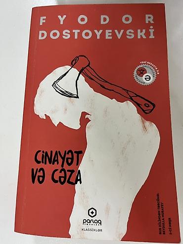 kitab rəf: Məhsul: Kitab – “Cinayət və Cəza” Müəllif: Fyodor Dostoyevski — 1