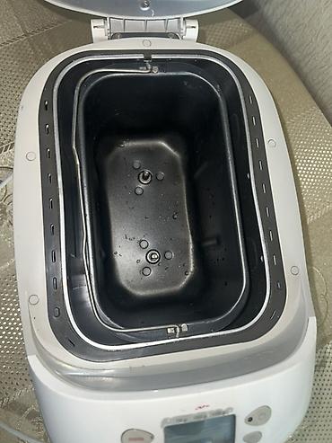 corek bisiren soba: Elektrik çörəkbişirən aparat - Rəng: ağ - Üst qapaqda baxış pəncərəsi — 6