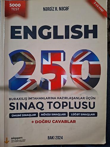 Testlər: Məhsul: “English 250 – Buraxılış imtahanlarına hazırlananlar üçün — 1