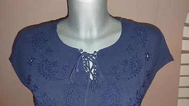 boho tunike: **STREET ONE bluza, veličina 38** Lepa teget bluza brenda **Street — 4
