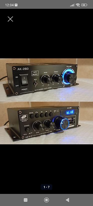 Усилители: Bluetooth Hi‑Fi audio gücləndiriciləri – kompak t və çoxfunksiyalı — 1