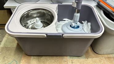 Уборочный инвентарь: Швабры для дома С отдимом С ведром Универсальные Отличного качество — 8