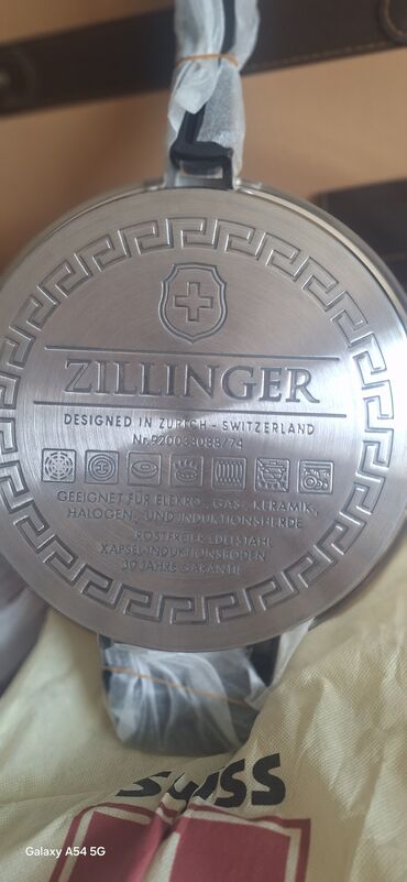 Tava-qazan dəstləri: Tava, Qazan, rəng - Gümüşü — 6