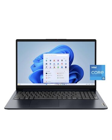 ноутбуе: Ультрабук, Lenovo, 8 ГБ ОЭТ, Intel Core i5, 15.6 ", Жаңы, Татаал эмес тапшырмалар үчүн, эс тутум SSD