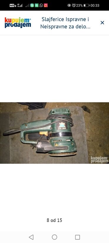 Električne polirke: Slajferice Ispravne i Neispravne za delove 1. Black&Decker KA88 na lalafo.rs — 8 Električne polirke: Slajferice Ispravne i Neispravne za delove 1. Black&Decker KA88 — 8